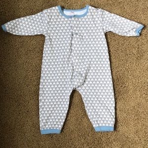 Baby boy magnetic fox coverall